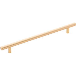 Bar Pull 8-13/16 Inch (224mm) Center to Center Cabinet Pull, Brass