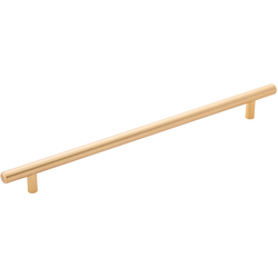 Bar Pull 10-1/16 Inch (256mm) Center to Center Cabinet Pull, Brass