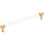 Crysacrylic with Brushed Golden Brass