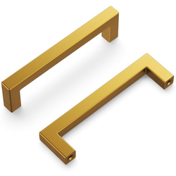 Hickory Hardware HH075337-BGB, Skylight 18 Inch Center to Center Cabinet Pull, Brushed Golden Brass | CabinetParts.com Hickory Hardware HH075337-BGB, Skylight 18 Inch Center to Center Cabinet Pull, Brushed Golden Brass | CabinetParts.com