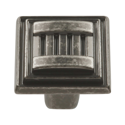 Sydney 1-1/16 Inch Diameter Black Nickel Vibed Cabinet Knob