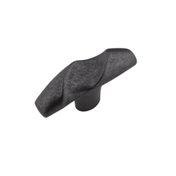 Serendipity Knob 2-1/8 inch Diameter Black Iron