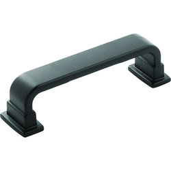 Brighton 3-3/4 Inch (96mm) Center to Center Cabinet Pull, Black