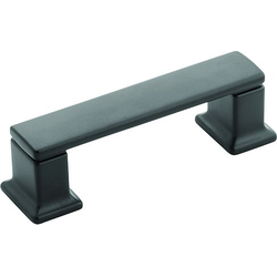 Cambridge 3 Inch Center to Center Cabinet Pull, Black