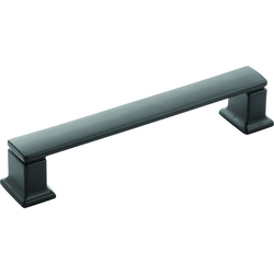Cambridge 5-1/16 Inch (128mm) Center to Center Cabinet Pull, Black