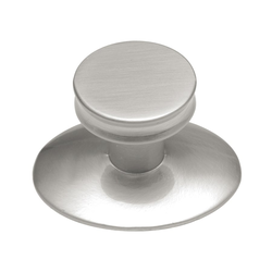 Metropolis 1 Inch Diameter Satin Nickel Cabinet Knob