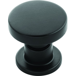 Urbane 1-1/4 Inch Diameter Cabinet Knob, Black