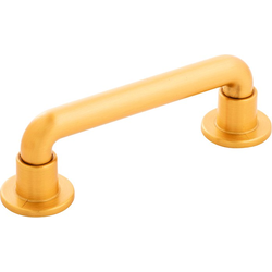 Urbane 3-3/4 Inch (96mm) Center to Center Cabinet Pull, Brushed Golden Brass