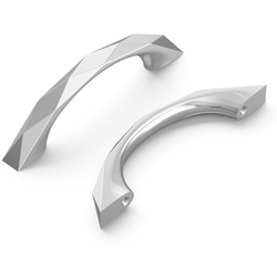 Karat 3 Inch Center to Center Cabinet Pull, Chrome