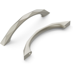 Karat 3-3/4 Inch (96mm) Center to Center Cabinet Pull, Satin Nickel