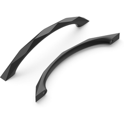 Karat 5-1/16 Inch (128mm) Center to Center Cabinet Pull, Black