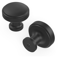 18% OFF Piper 1-1/4 Inch Diameter Cabinet Knob, Black