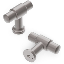 18% OFF Piper 1-5/8 Inch X 5/8 Inch T-Knob- Satin Nickel