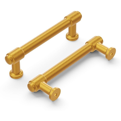 18% OFF Piper 3-3/4 Inch (96mm) Center to Center Cabinet Pull, Brushed Golden Brass