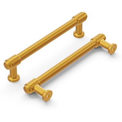 18% OFF Piper 5-1/16 Inch (128mm) Center to Center Cabinet Pull, Brushed Golden Brass
