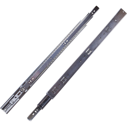 16 Inch Soft Close Full Extension Ball Bearing Side Mount Drawer Slide, Cadmium