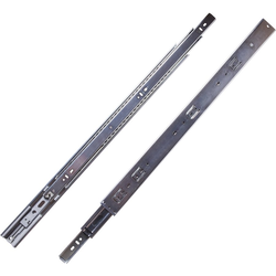 22 Inch Soft Close Full Extension Ball Bearing Side Mount Drawer Slide, Cadmium