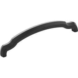 Veranda 5-1/16 Inch (128mm) Center to Center Cabinet Pull, Black