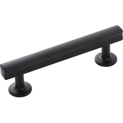 Woodward 3-3/4 Inch (96mm) Center to Center Cabinet Pull, Black