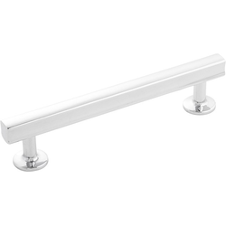 Woodward 5-1/16 Inch (128mm) Center to Center Cabinet Pull, Chrome