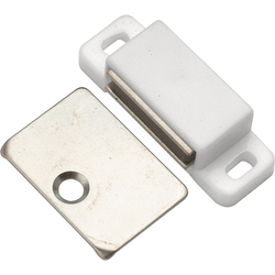 1-7/16 Inch Super Magnetic Catch, White