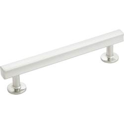 Woodward 5-1/16 Inch (128mm) Center to Center Cabinet Pull, Satin Nickel