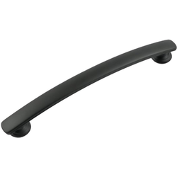 American Diner 6-5/16 Inch (160mm) Center to Center Cabinet Pull, Black