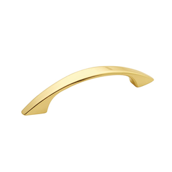 Sunnyside 3 Inch Center to Center Polished Brass Cabinet Pull