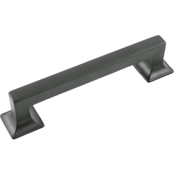 Studio 5-1/16 Inch (128mm) Center to Center Cabinet Pull, Black