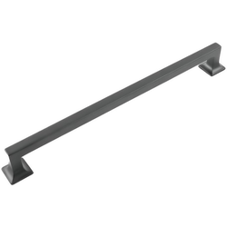 Studio 12 Inch Center to Center Cabinet Pull, Black