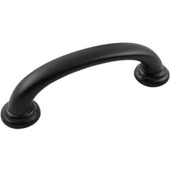 Zephyr 3 Inch Center to Center Cabinet Pull, Black