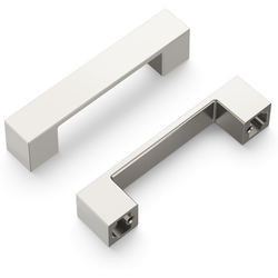 Basics 3 Inch Center to Center Cabinet Pull, Satin Nickel (10 Pack)