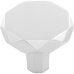 Karat 1-1/4 Inch Diameter Cabinet Knob, Chrome (10 Pack)