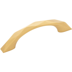 Karat 3 Inch Center to Center Cabinet Pull, Brushed Golden Brass (10 Pack)