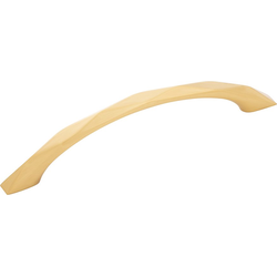 Karat 5-1/16 Inch (128mm) Center to Center Cabinet Pull, Brushed Golden Brass (10 Pack)