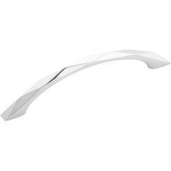 Karat 5-1/16 Inch (128mm) Center to Center Cabinet Pull, Chrome (10 Pack)