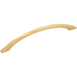 Karat 6-5/16 Inch (160mm) Center to Center Cabinet Pull, Brushed Golden Brass (10 Pack)