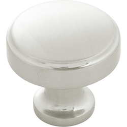 Piper 1-1/4 Inch Diameter Cabinet Knob, Satin Nickel (10 Pack)