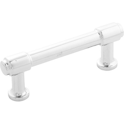 Piper 3 Inch Center to Center Cabinet Pull, Chrome (10 Pack)