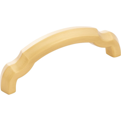 Veranda 3 Inch Center to Center Cabinet Pull, Brushed Golden Brass (10 Pack)