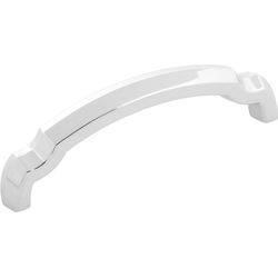 Veranda 3-3/4 Inch (96mm) Center to Center Cabinet Pull, Chrome (10 Pack)