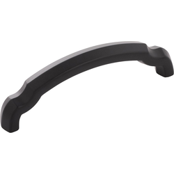 Veranda 3-3/4 Inch (96mm) Center to Center Cabinet Pull, Black (10 Pack)