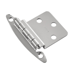 26% OFF 3/8 inch Inset Surface Mt. Hinge Pair Polished Chrome Free Swing