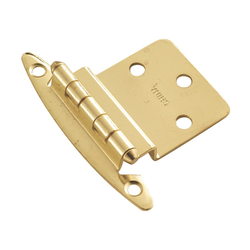 26% OFF 3/8 inch Inset Surface Mt. Hinge Pair Brass Free Swing