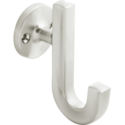 Woodward 1-1/8 Inch Center to Center Hook- Satin Nickel (5 Pack)