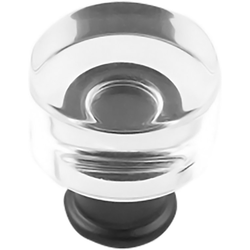 Midway 1 Inch Diameter Cabinet Knob, Crysacrylic (10 Pack)