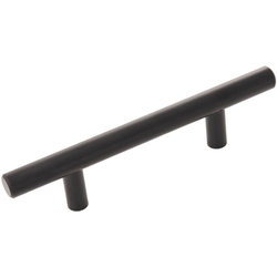 Bar Pull 3 Inch Center to Center Cabinet Pull, Black (10 Pack)