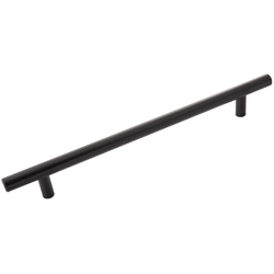 Bar Pull 7-9/16 Inch (192mm) Center to Center Pull- Black (5 Pack)