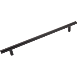 Bar Pull 8-13/16 Inch (224mm) Center to Center Pull- Black (5 Pack)