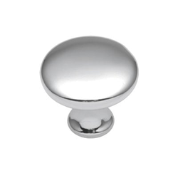Conquest 1-1/8 Inch Diameter Chrome Cabinet Knob